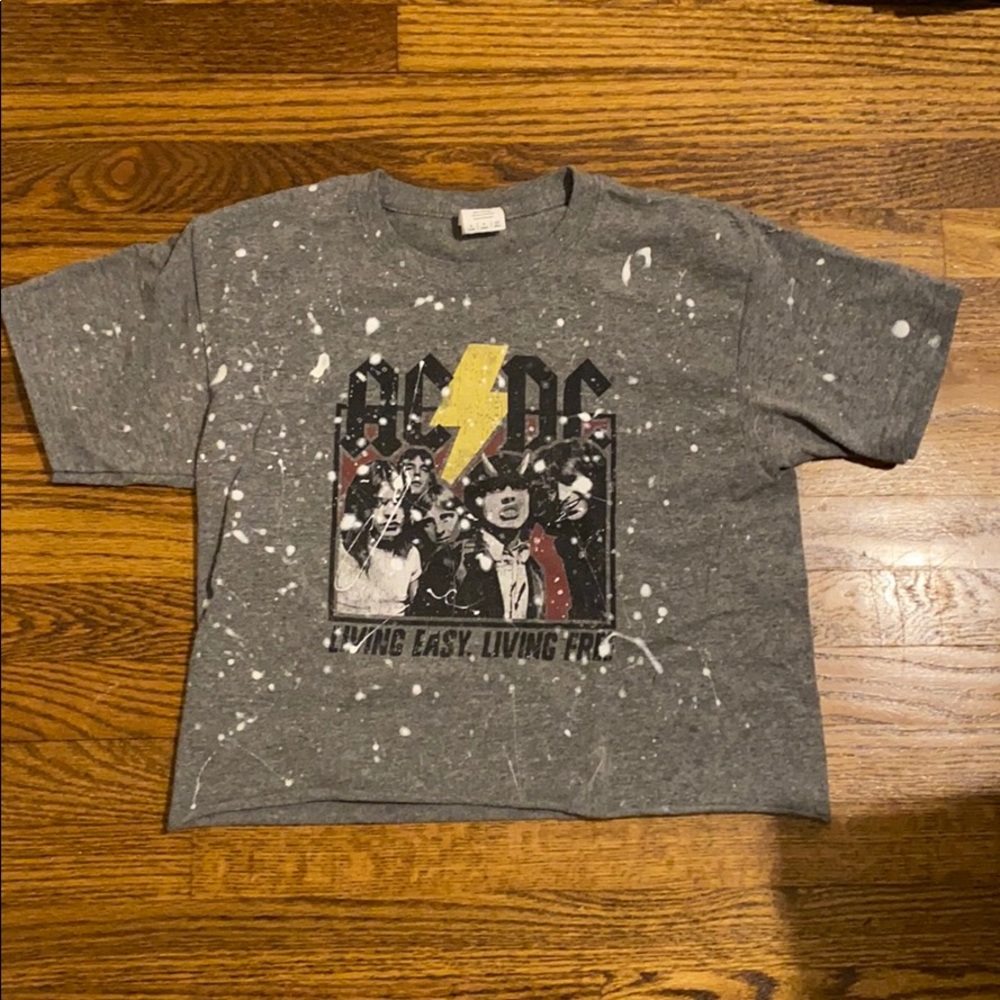 girls ACDC t shirt